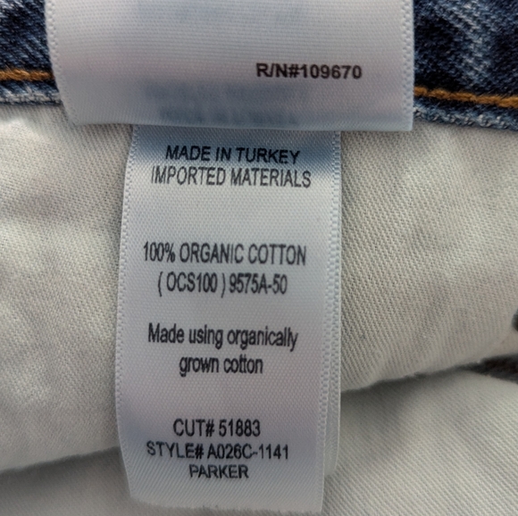 Agolde Parker Vintage Cut Off Short Agolde Denim Shorts Size 28 - Picture 13 of 13